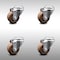 Service Caster 3 Inch SS High Temp Glass Filled Nylon Wheel Swivel Bolt Hole Caster Set SCC SCC-SSBH20S314-GFNSHT-4 - alternate 1